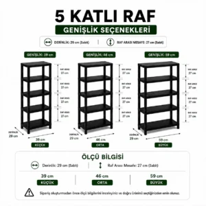 Rika Garden 5-Tier Multi-Purpose Storage Rack