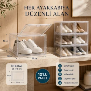 Rika Garden Men's and Women's Shoe Storage Box