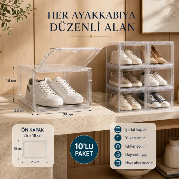 Rika Garden Men's and Women's Shoe Storage Box