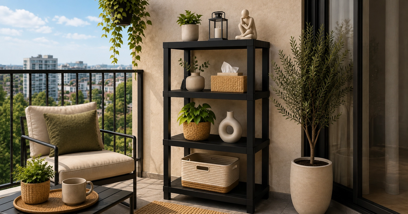 Where are plastic shelving systems used?