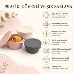 Rika Garden 3-Piece Plastic Storage Container alternatif görsel